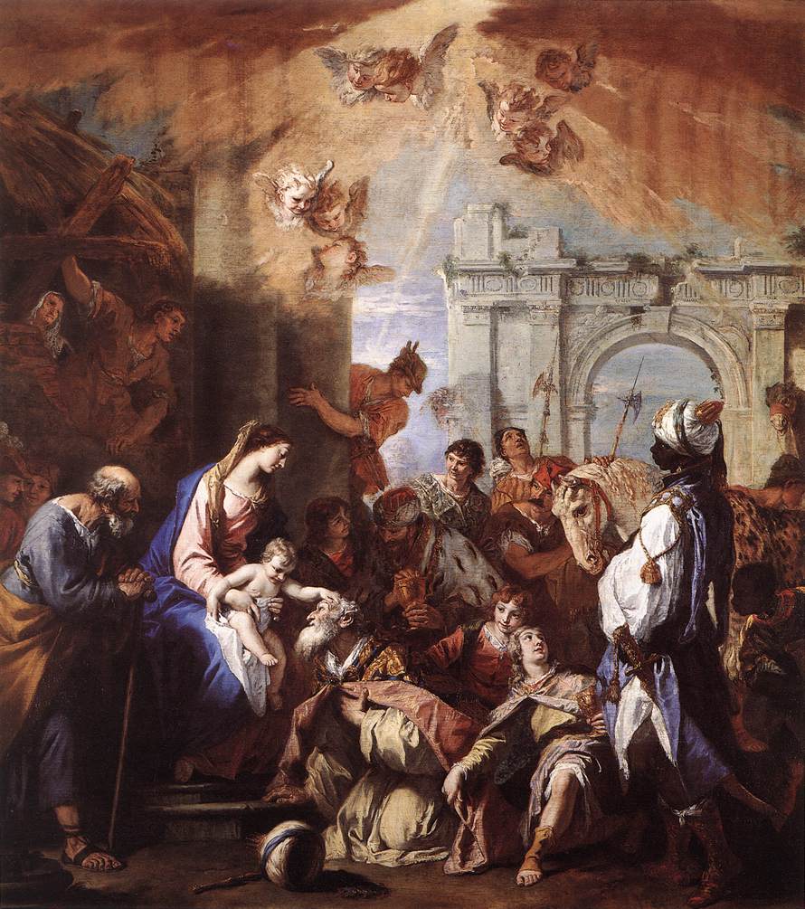 RICCI, Sebastiano The Adoration of the Magi
